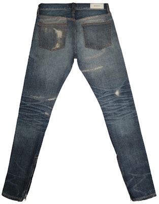 Fear of God ESSENTIALS Skinny Taper Denim Jeans Indigo Buy Fear of God ESSENTIALS Skinny Taper Denim Jeans Indigo