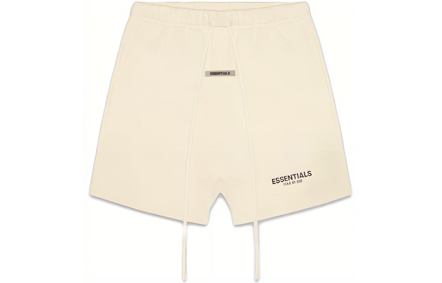 Fear of God Essentials SS20 Sweat Shorts Buttercream/Cream Heavyweight Shorts FOG-SS20-285