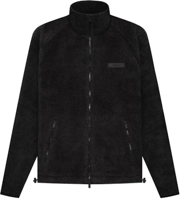 Fear of God Essentials SS22 Polar Fleece Full Zip Jacket Iron Black FOG-SS22-560 Buy Fear of God Essentials SS22 Polar Fleece Full Zip Jacket Iron Black FOG-SS22-560