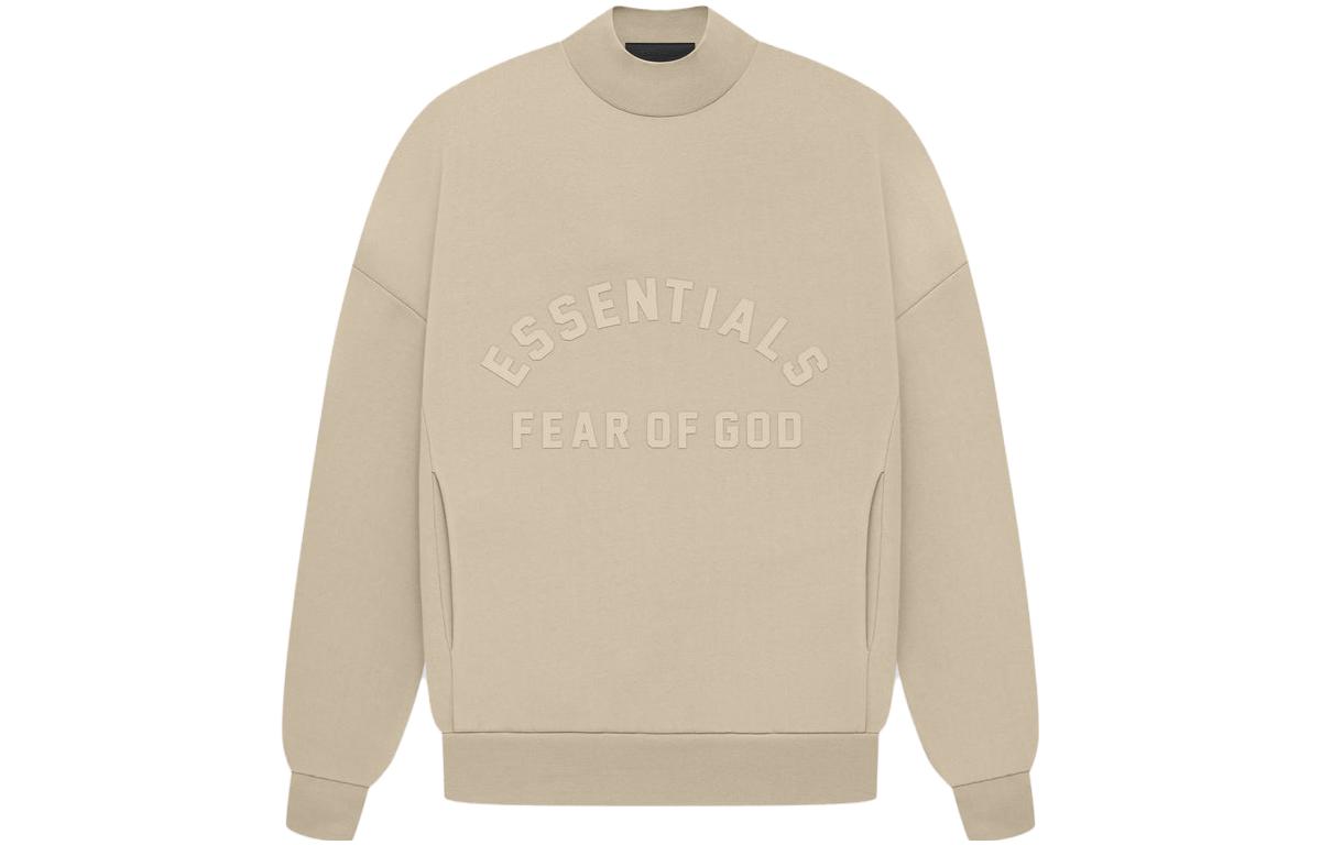 Fear of God Essentials SS23 Crewneck Dusty Beige Heavyweight Sweatshirt Unisex 192SP232045F