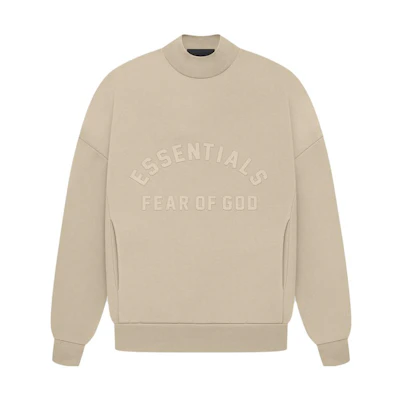 FOG Essentials SS23 Crewneck Dusty Beige Heavyweight Sweatshirt Unisex 192SP232045F