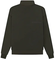 Fear of God Essentials SS23 Off Black Turtleneck Sweatshirt High-Neck Sweater FOG-SS23-074 Fear of God Essentials SS23 Off Black Turtleneck Sweatshirt High-Neck Sweater FOG-SS23-074