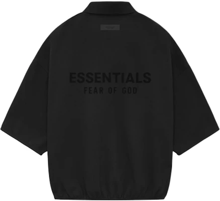 Fear of God Essentials SS24 3/4 Sleeve Letter Print Polo Shirt Black 192SU244400F Buy Fear of God Essentials SS24 3/4 Sleeve Letter Print Polo Shirt Black 192SU244400F