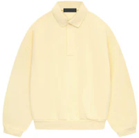 Fear of God Essentials SS24 Longsleeve Polo Garden Yellow - Relaxed Fit Heavyweight Style 192SP244391F Fear of God Essentials SS24 Longsleeve Polo Garden Yellow - Relaxed Fit Heavyweight Style 192SP244391F