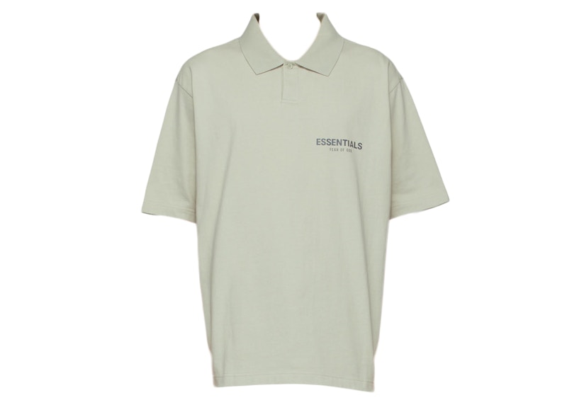 Buy Fear of God ESSENTIALS 独家SSENSE混凝土色球衣Polo衫