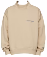 Fear of God ESSENTIALS SSENSE Exclusive Mock Neck Sweatshirt Linen Fear of God ESSENTIALS SSENSE Exclusive Mock Neck Sweatshirt Linen
