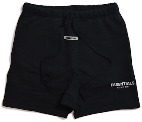Fear of God ESSENTIALS Sweat Shorts Black/White Buy Fear of God ESSENTIALS Sweat Shorts Black/White