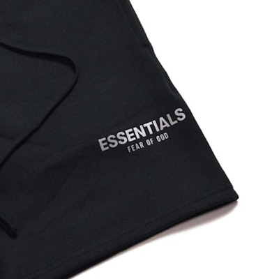 Fear of God ESSENTIALS Sweat Shorts Black/White Order Fear of God ESSENTIALS Sweat Shorts Black/White