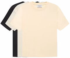 Fear of God ESSENTIALS T-Shirts (3-Pack) Black/Heather/Cream Fear of God ESSENTIALS T-Shirts (3-Pack) Black/Heather/Cream