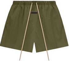 Fear of God Essentials Textured Nylon Soccer Shorts Military Green Casual. 160BT244445F Fear of God Essentials Textured Nylon Soccer Shorts Military Green Casual. 160BT244445F