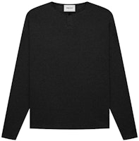 Fear of God ESSENTIALS Thermal L/S Henley Black Fear of God ESSENTIALS Thermal L/S Henley Black