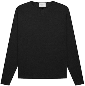 恐懼上帝 ESSENTIALS 保暖 長袖 亨利衫 黑色 Buy 恐懼上帝 ESSENTIALS 保暖 長袖 亨利衫 黑色