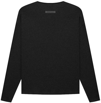 Fear of God ESSENTIALS Thermal L/S Henley Hitam Order Fear of God ESSENTIALS Thermal L/S Henley Hitam