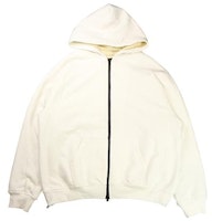 Fear of God ESSENTIALS Thermal Zip Hoodie White Fear of God ESSENTIALS Thermal Zip Hoodie White