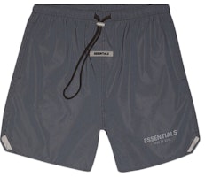 Fear of God ESSENTIALS Volley Shorts Black Reflective Fear of God ESSENTIALS Volley Shorts Black Reflective