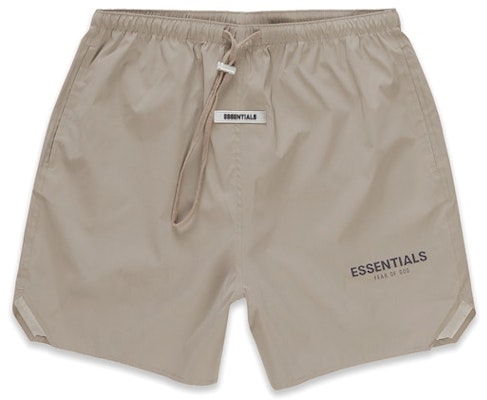 Fear of God ESSENTIALS Volley Shorts Taupe Buy Fear of God ESSENTIALS Volley Shorts Taupe