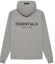 Order Fear of God Essentials Women's Relaxed Hoodie 'Dark Oatmeal' (SS22)