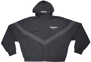 Fear of God ESSENTIALS Zip Anorak Windbreaker Jacket Black Fear of God ESSENTIALS Zip Anorak Windbreaker Jacket Black