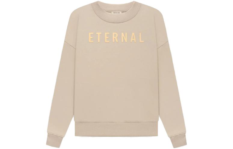 FOG ETERNAL Fleece Crewneck Taupe Unisex Sweatshirt Gray-Brown FOG-SS23-712