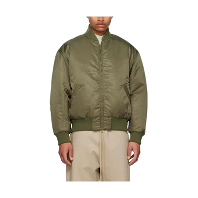 FOG Eternal SS23 Polyamide Twill Bomber Jacket Olive Green FOG-SS23-825