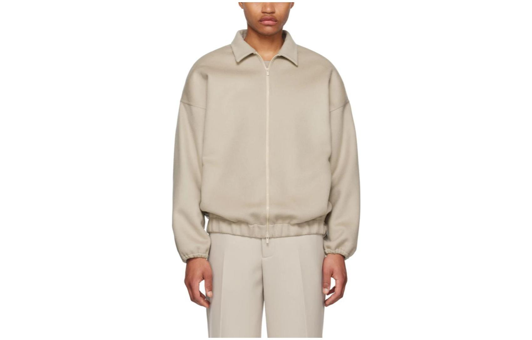 FOG Eternal SS23 Virgin Wool-Cashmere Melton Jacket Dusty Beige FOG-SS23-816