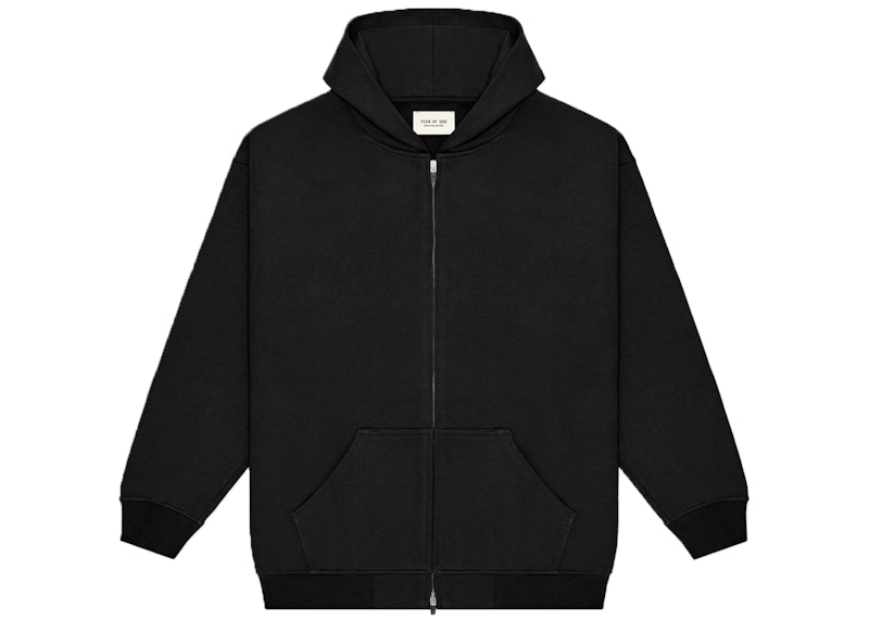 Buy Fear of God Hoodie Full Zip Hitam Vintage