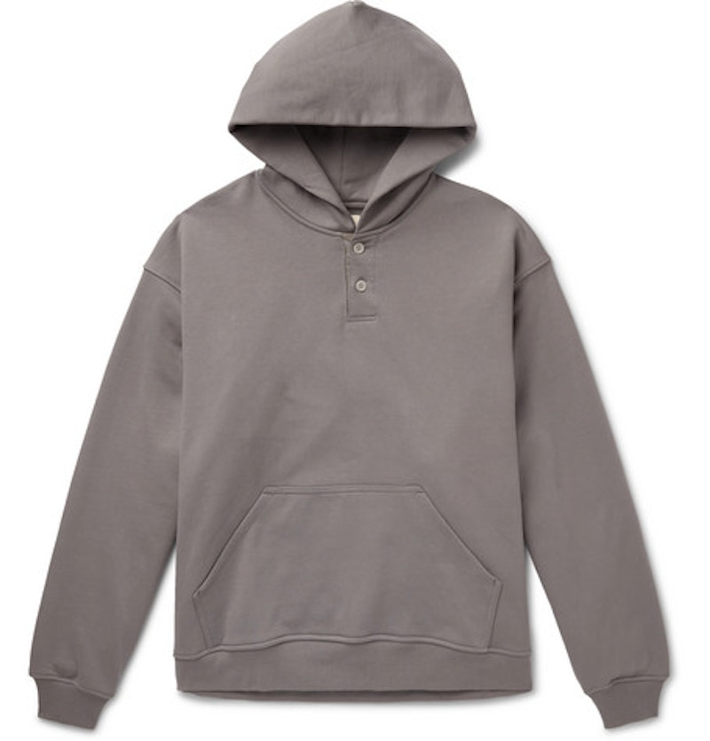 Fear of God Everyday Henley Hoodie Grey