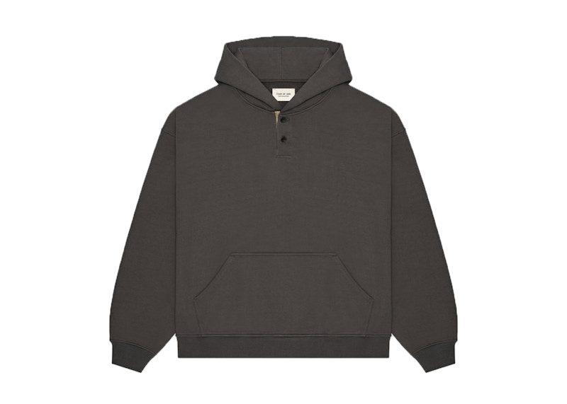 Fear of God Everyday Henley Hoodie Seaweed