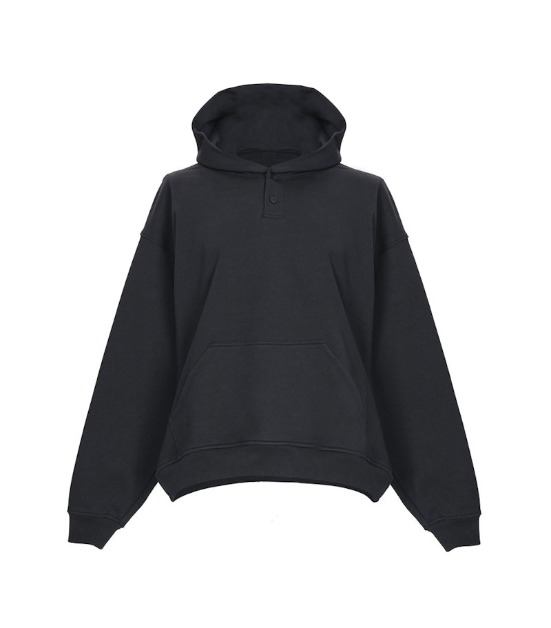 Fear of God Everyday Henley Hoodie Vintage Black