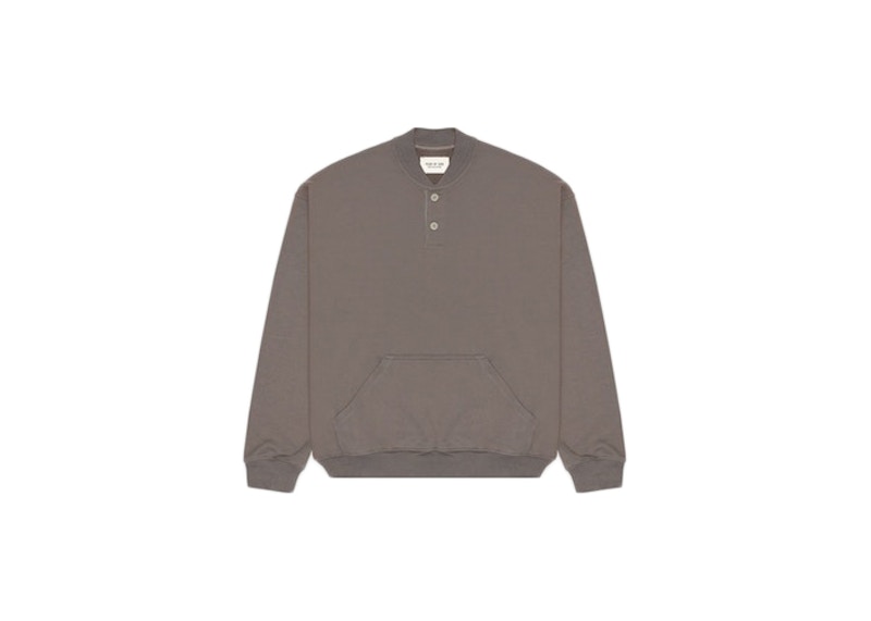 Fear of God Everyday Henley Sweatshirt God Grey