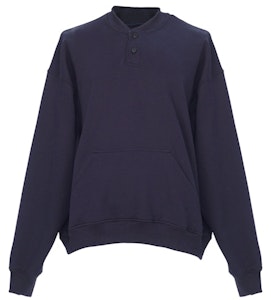 Fear of God 日常亨利海军蓝色卫衣 Buy Fear of God 日常亨利海军蓝色卫衣