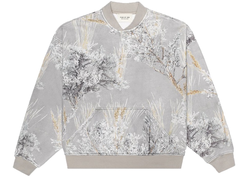 Fear of God Everyday Henley Sweatshirt Prairie Ghost Camo