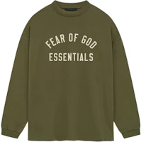 Fear of God Fall24 Back to School Military Green Heavyweight LS Tee Mens 125BT244205F Fear of God Fall24 Back to School Military Green Heavyweight LS Tee Mens 125BT244205F