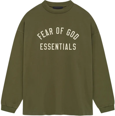 피어 오브 갓 가을24 밀리터리 그린 헤비웨이트 롱슬리브 티 남성용 125BT244205F Buy 피어 오브 갓 가을24 밀리터리 그린 헤비웨이트 롱슬리브 티 남성용 125BT244205F