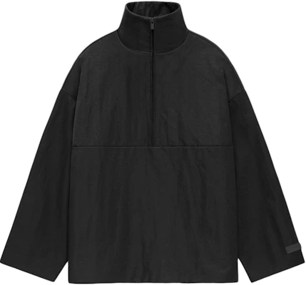 Fear of God 秋冬24 開學系列黑色質感尼龍半拉鍊套頭毛衣 202BT246350F Buy Fear of God 秋冬24 開學系列黑色質感尼龍半拉鍊套頭毛衣 202BT246350F