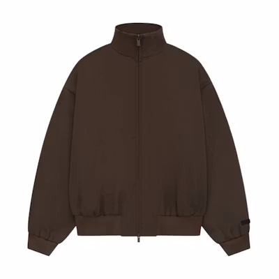 FOG FALL24 Bonded Nylon Bomber Jacket - Ebony Brown Short Jacket 202HO246445F