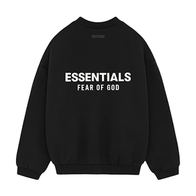 FOG FALL24 Fleece Crewneck Heavyweight Pullover - Meteorite Black 192HO246260F