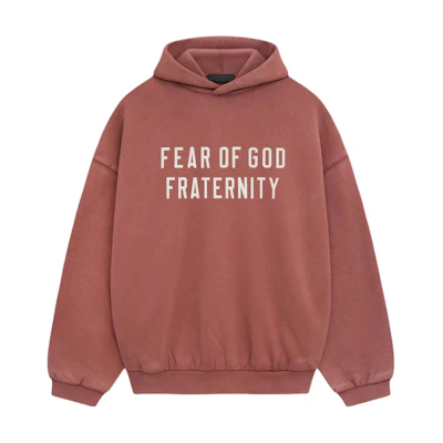 FOG FALL24 Homecoming Heavy Fleece Hoodie Crimson Red Pullover 192BT244816F