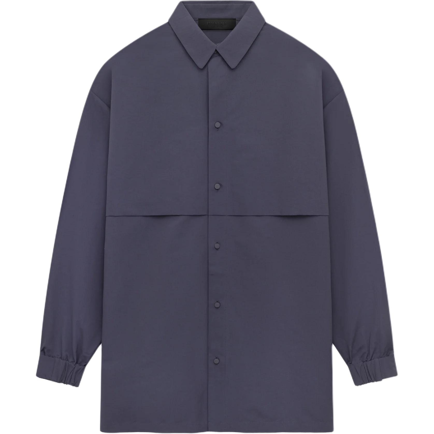 FOG FALL24 Military Nylon Overshirt Marine Blue Heavyweight Jacket 186HO244324F