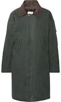Fear of God Faux Shearling Lined Canvas Deck Coat Seaweed Fear of God Faux Shearling Lined Canvas Deck Coat Seaweed