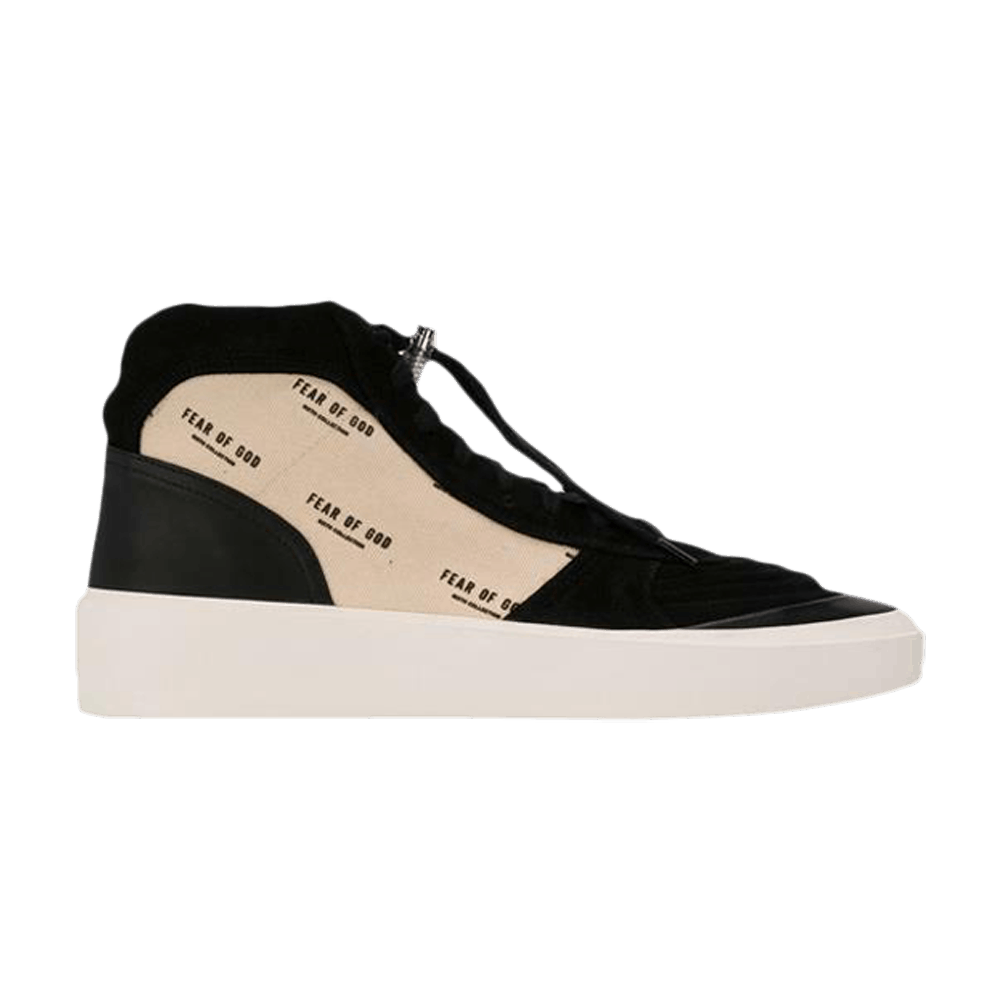 Buy "Fear of God Strapless Skate Mid 'Fear of God Print' - Negro/Crema" 6F19-7025-966