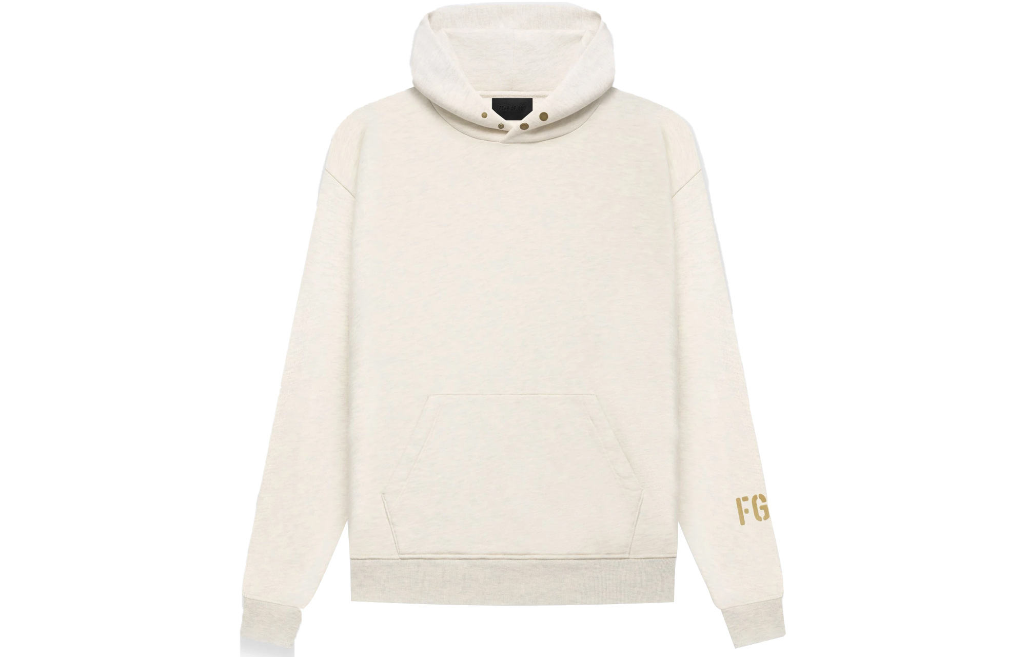 FOG FG7C Cream Heather Pullover Hoodie Letter Logo FG50-043OFL-101