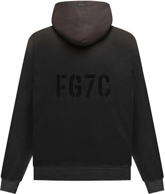 Fear of God FG7C Hoodie Vintage Black Faded Washed Pullover Retro Style FG50-072FLC-010 Buy Fear of God FG7C Hoodie Vintage Black Faded Washed Pullover Retro Style FG50-072FLC-010