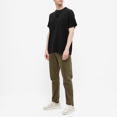 Fear of God FG Tee 'Vintage Black' Lookbook Fear of God FG Tee 'Vintage Black'