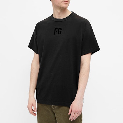 Fear of God FG Tee 'Vintage Black' Shop Fear of God FG Tee 'Vintage Black'