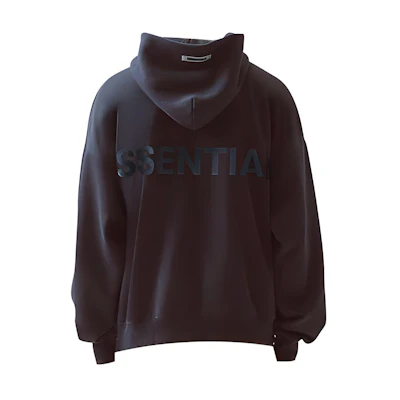 FOG FW19 3M Reflective Logo Pullover Hoodie Black Heavyweight Menswear FOG-FW19-25