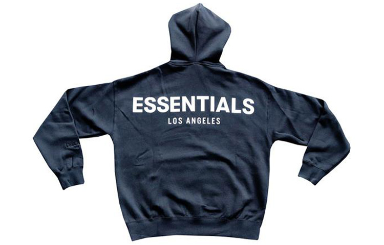 FOG FW19 Black Heavyweight Hoodie with Los Angeles Logo - Black FOG-FW19-125