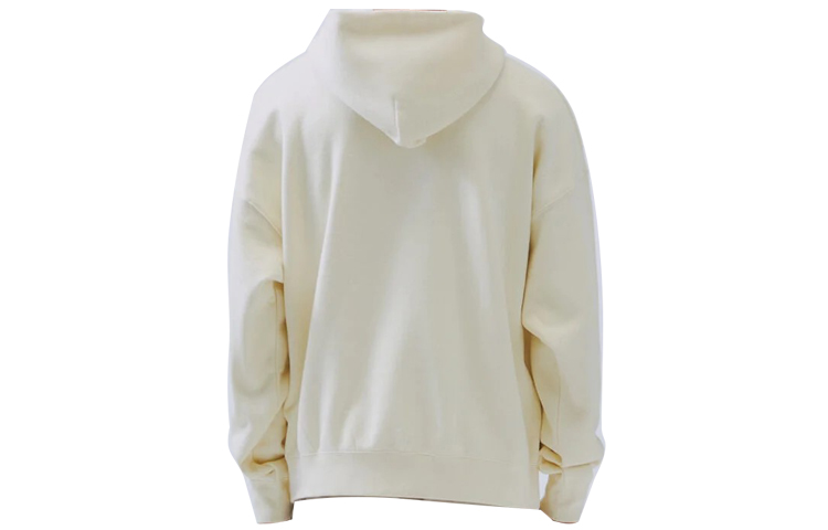 FOG FW19 Pullover Hoodie Beige Heavyweight Logo Unisex Fleece Hoodie 192250500058569