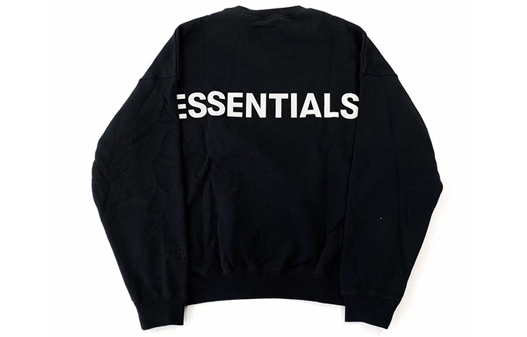 FOG FW19 Reflective Crew Sweat Black – Unisex Heavyweight Sweatshirt FOG-FW19-55