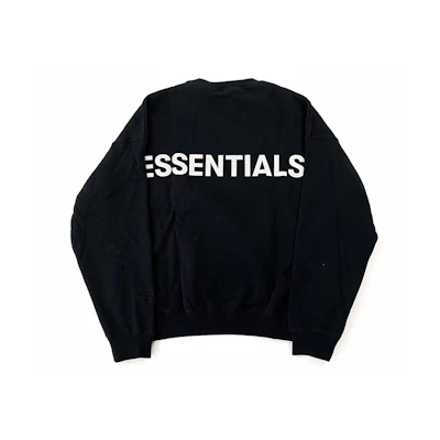 FOG FW19 Reflective Crew Sweat Black – Unisex Heavyweight Sweatshirt FOG-FW19-55